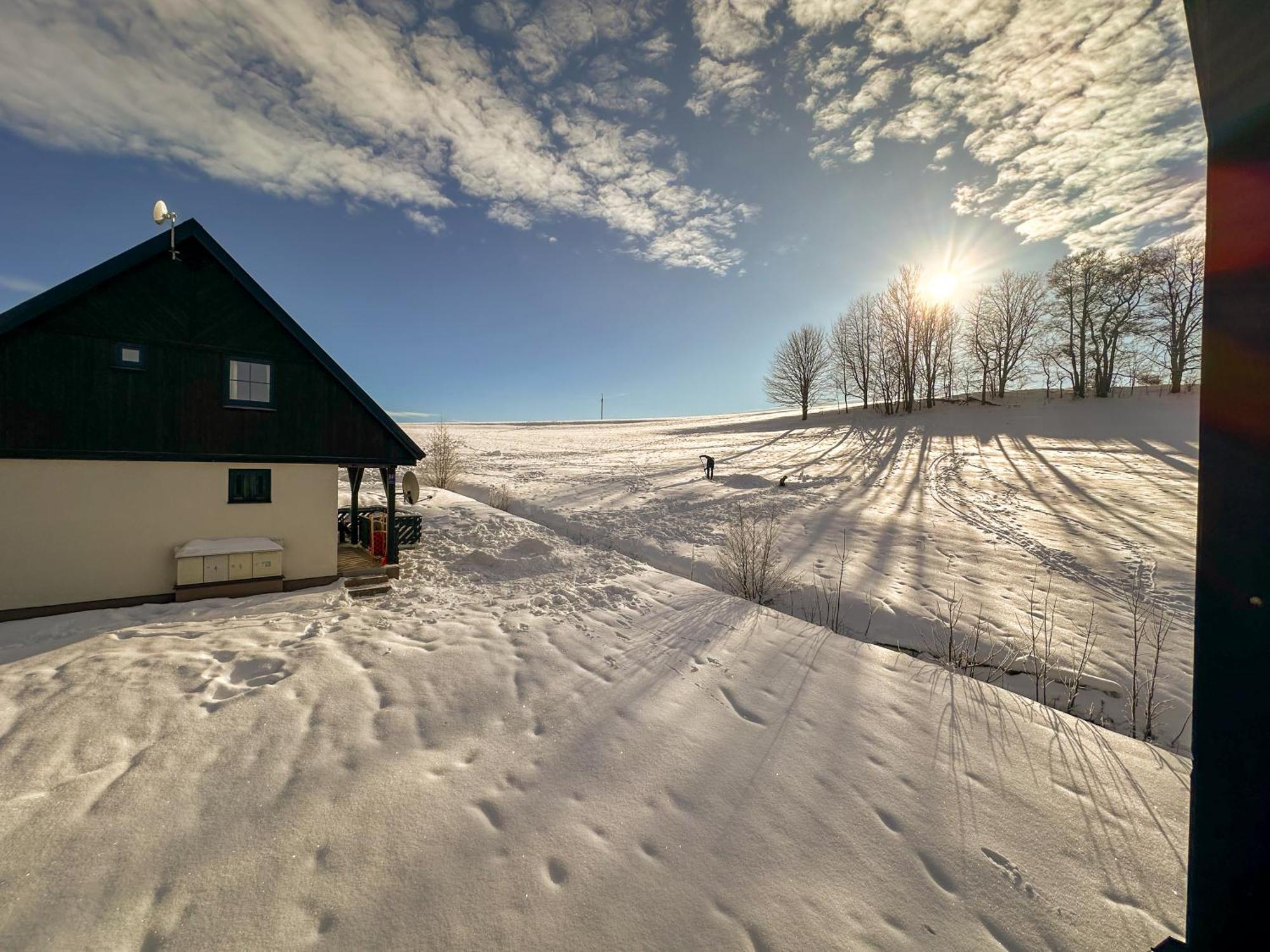 Villa Čtyřicítka na Šťastném kopci Černý Důl Exterior foto